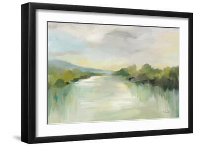 April River - Black Framed Art Print Wall Art, 18x12