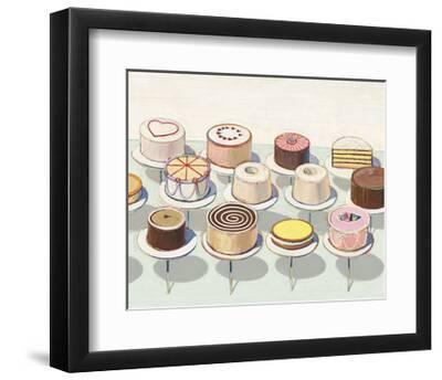Cakes, 1963 - Black Framed Art Print Wall Art, 14x11