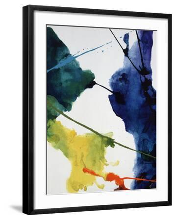 Celestial IV - Black Framed Art Print Wall Art, 18x24