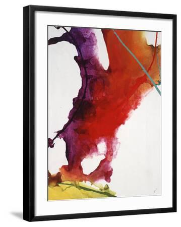 Celestial VII - Black Framed Art Print Wall Art, 18x24