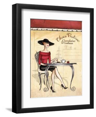 Femme Elegante I - Black Framed Art Print Wall Art, 9x12