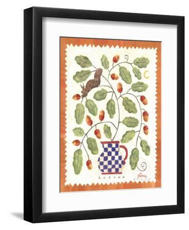 Four Seasons I - Black Framed Art Print Wall Art, 9x12