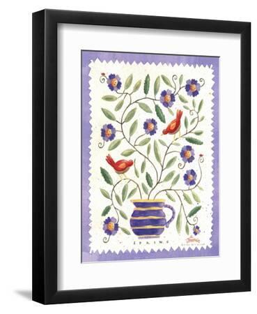 Four Seasons II - Black Framed Art Print Wall Art, 9x12