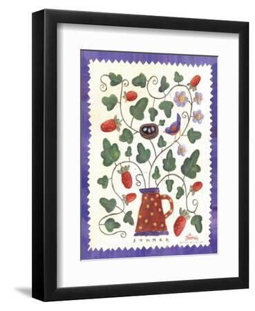 Four Seasons III - Black Framed Art Print Wall Art, 9x12