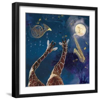 Heaven Blew Every Trumpet - Black Framed Art Print Wall Art, 16x16