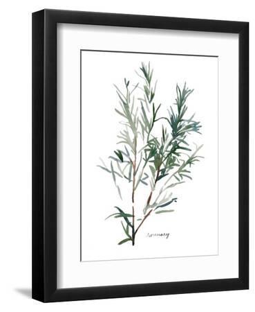 Herb Garden Sketches IV - Black Framed Art Print Wall Art, 9x12