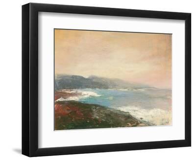 Lands End Crop - Black Framed Art Print Wall Art, 12x9