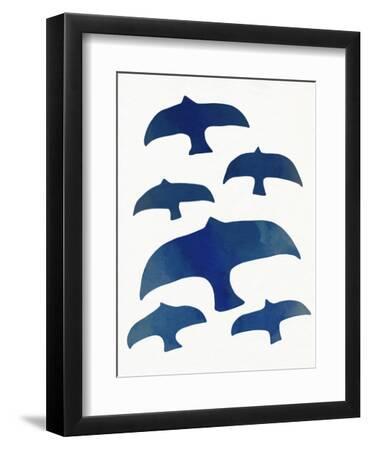 Matisse Seagulls II - Black Framed Art Print Wall Art, 9x12