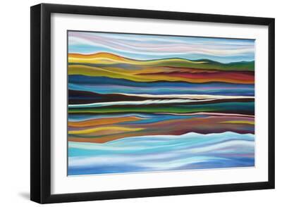 Serenity - Black Framed Art Print Wall Art, 18x12