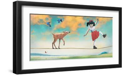 Snow White - Black Framed Art Print Wall Art, 18x12
