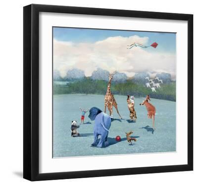 The Dance - Black Framed Art Print Wall Art, 16x16