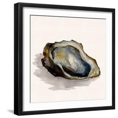 The Hidden Oyster - Black Framed Art Print Wall Art, 16x16