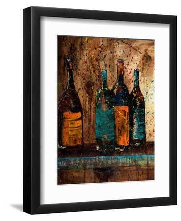 Wine Vino Wine I - Black Framed Art Print Wall Art, 9x12