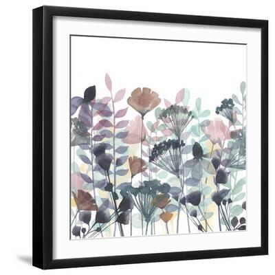 Winsome Flora II - Black Framed Art Print Wall Art, 16x16